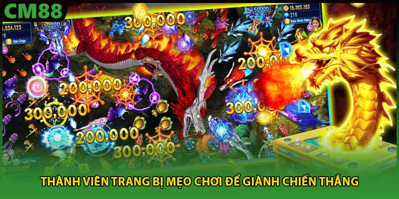 Thành viên trang bị mẹo chơi để giành chiến thắng